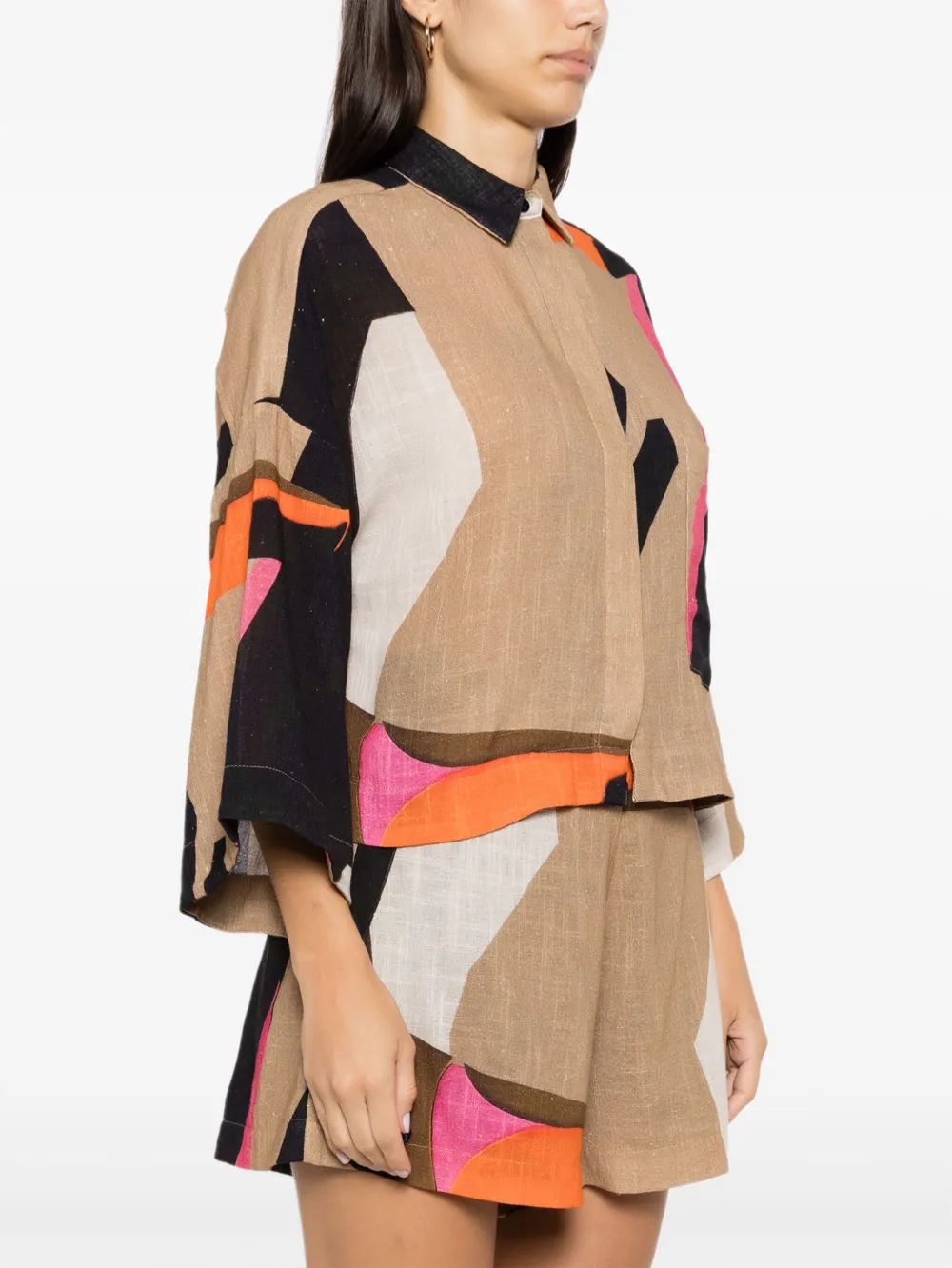 Osklen Tucano Colour-block Shirt In Multicolour