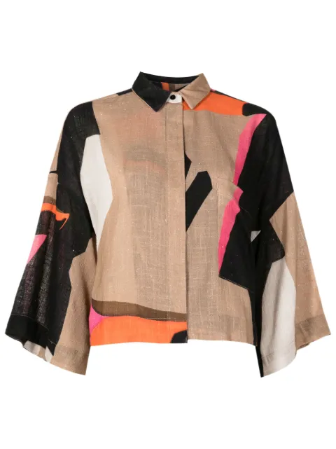 Osklen Tucano colour-block shirt