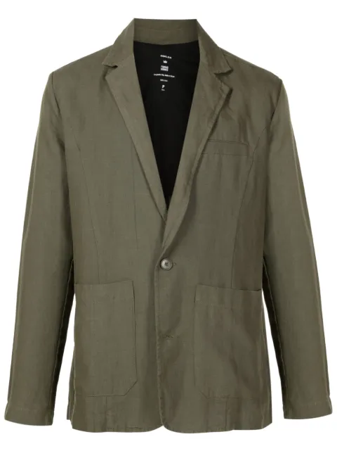 Osklen Blazer de linho com abotoamento simples
