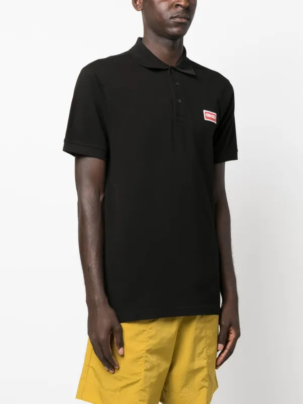 kenzo black polo shirt