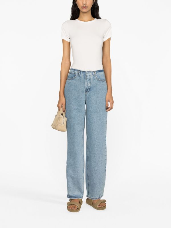 Good American light-wash wide-leg Jeans - Farfetch