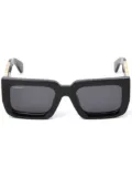 Off-White Eyewear Boston logo-lettering tinted sunglasses - Black