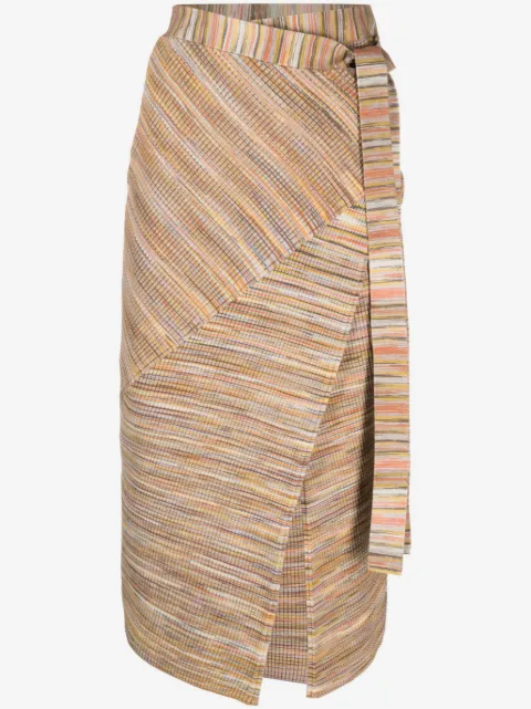 SIMKHAI  Paris space-dye knitted skirt