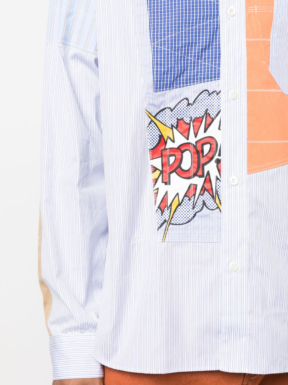 Junya Watanabe MAN x Roy Lichtenstein mix-print Cotton Shirt - Farfetch