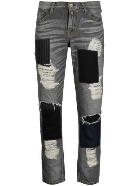 Junya Watanabe Jeans crop a vita bassa