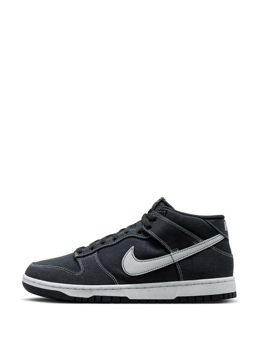 Shop Nike Dunk Mid "off Noir" Sneakers In Black