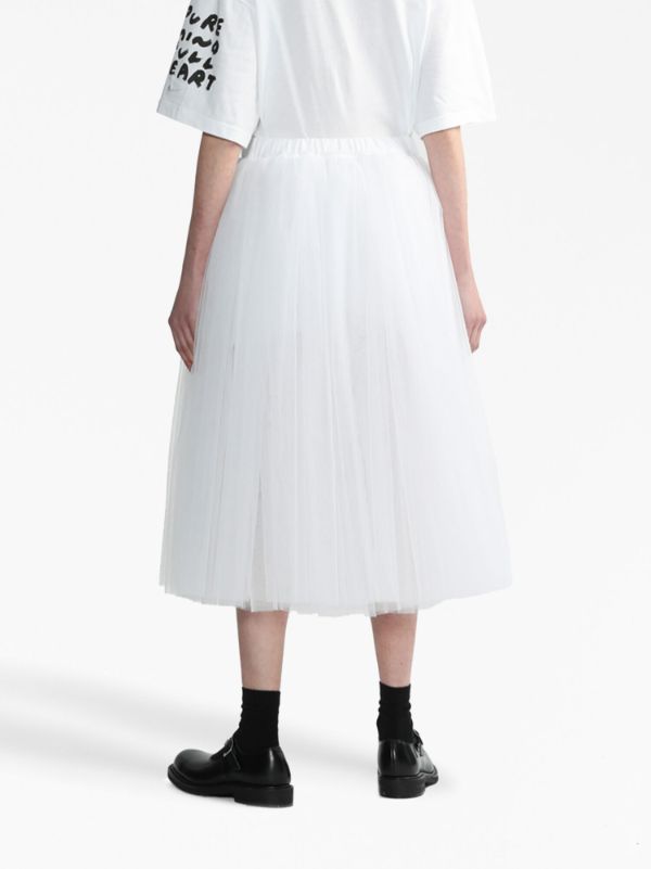 White tutu midi on sale skirt