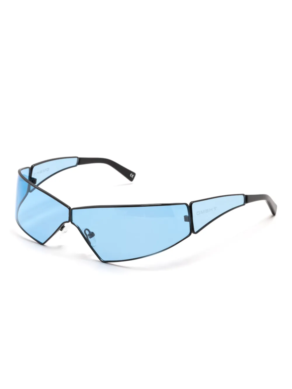 GmbH tinted shield sunglasses - Blauw