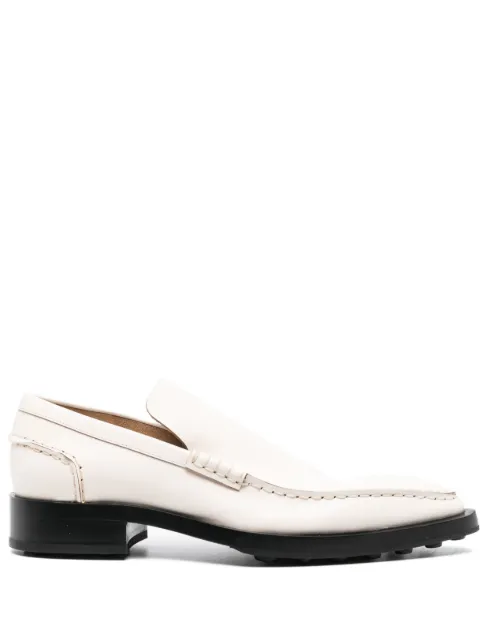 Jil Sander pointed-toe leather loafers