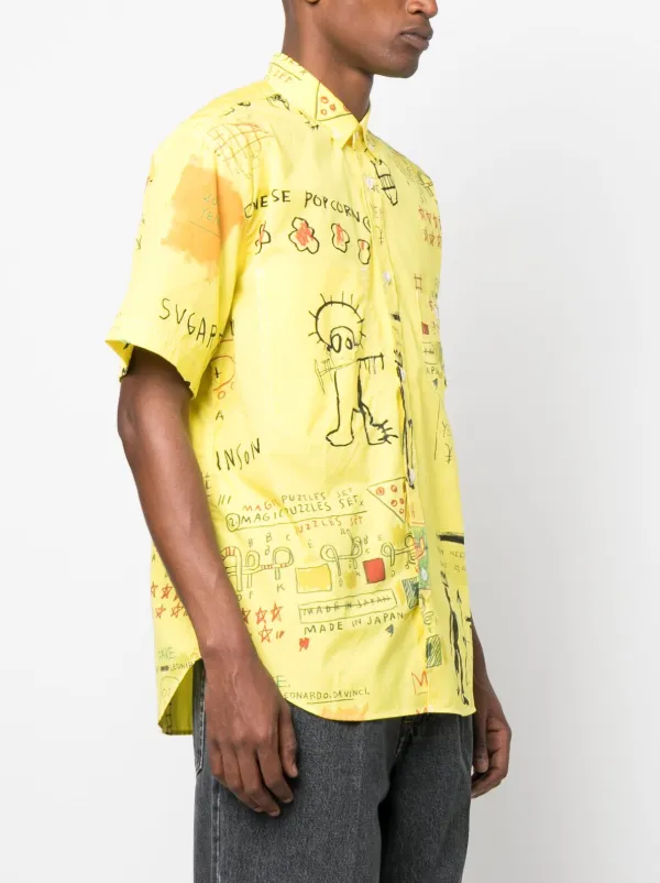 Junya Watanabe MAN グラフィック シャツ | イエロー | FARFETCH JP