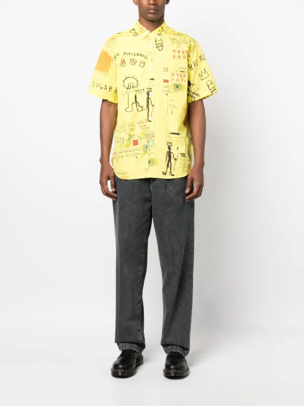 Junya Watanabe MAN グラフィック シャツ | イエロー | FARFETCH JP