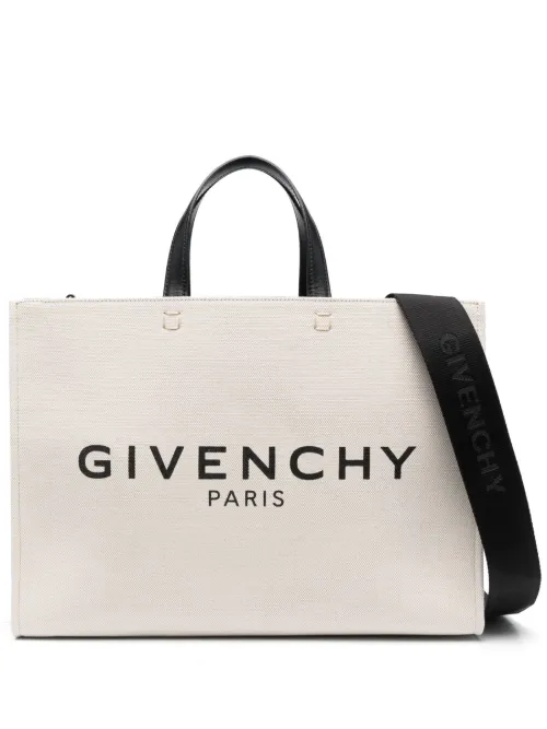 Sac cabas à plaque logo - Givenchy - Modalova