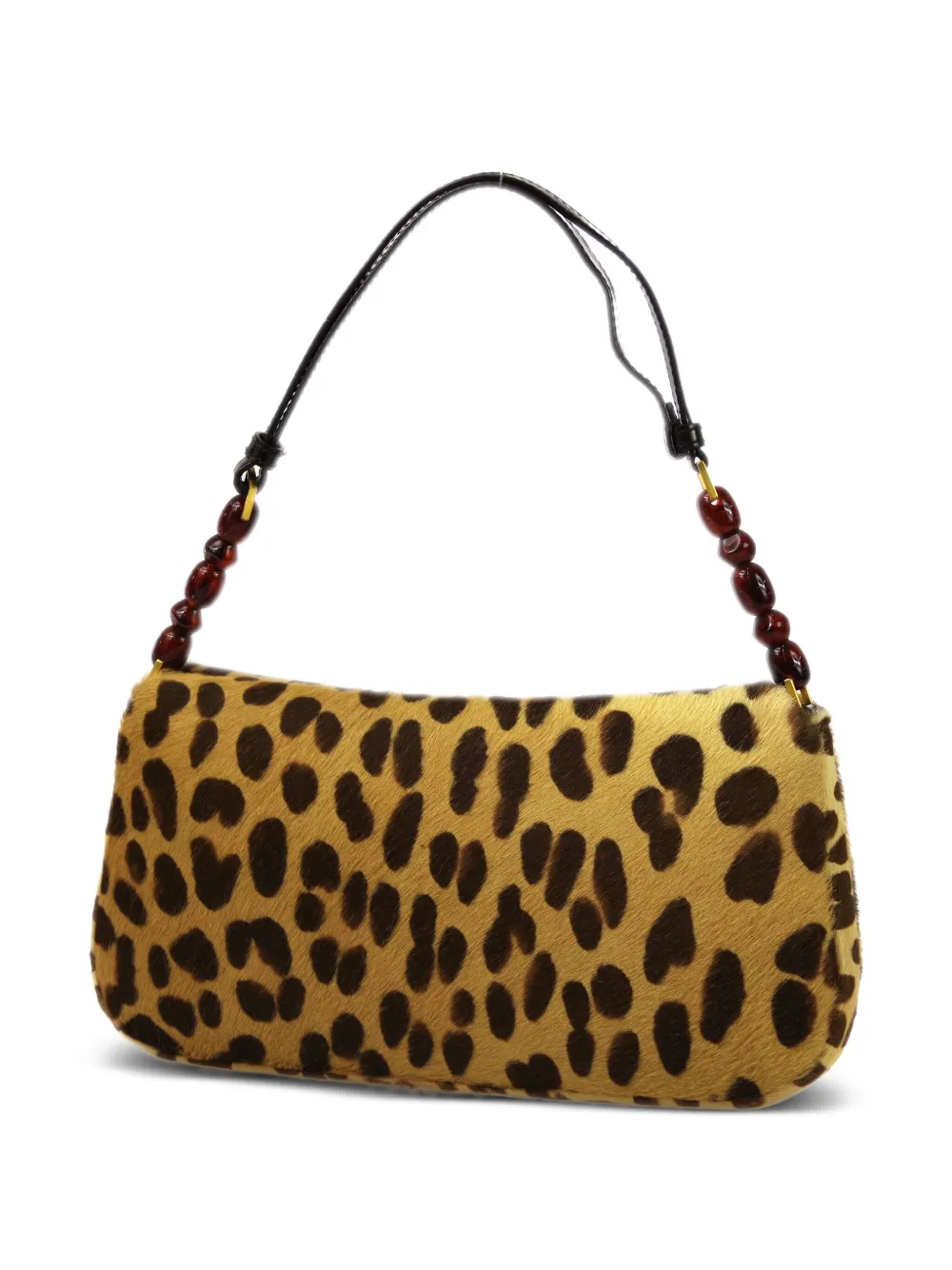 Christian Dior 1990/2000s pre-owned Maris Pearl leopard-print bag - Bruin