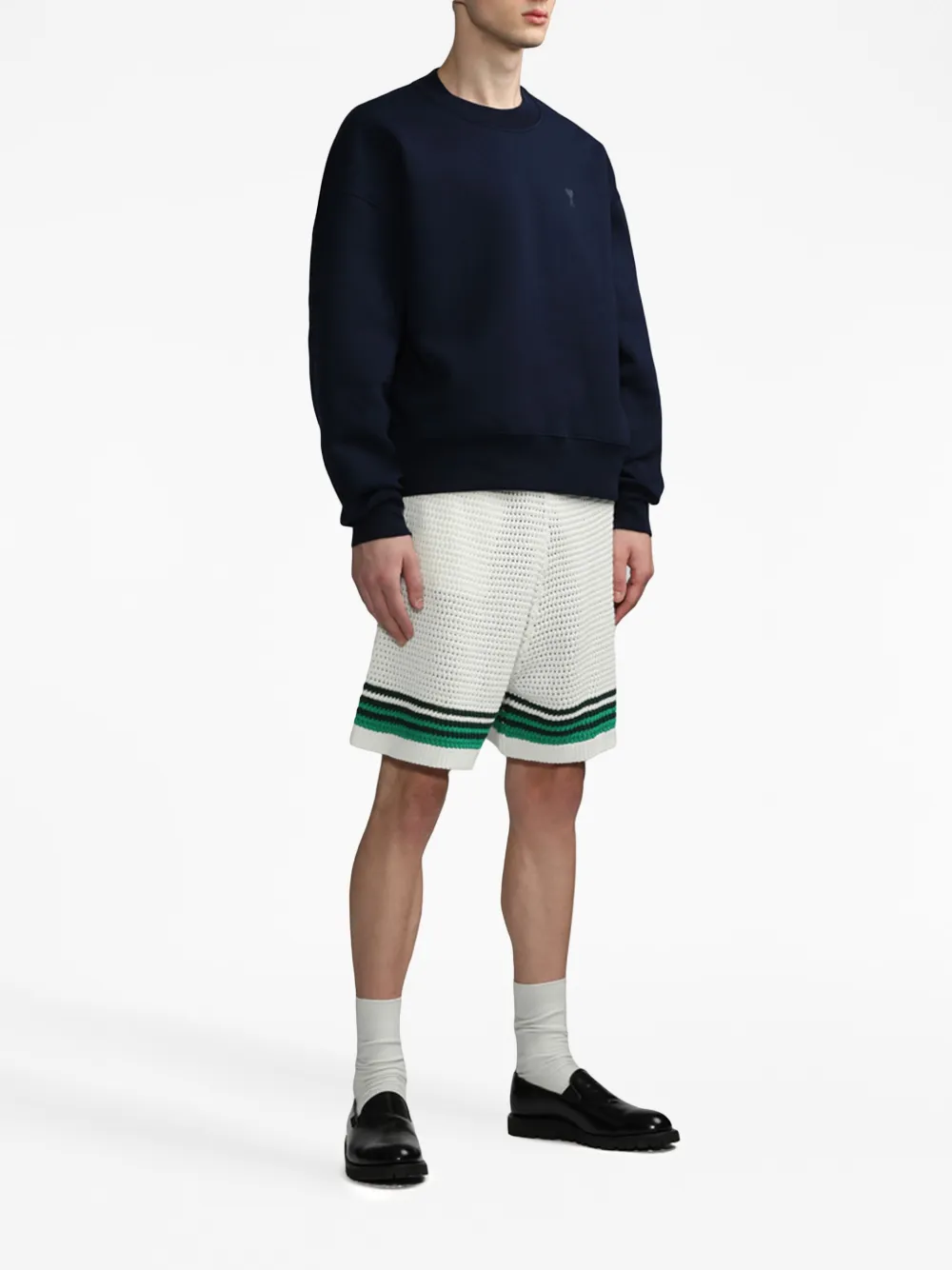 Casablanca Tennis crochet-knit shorts - Wit