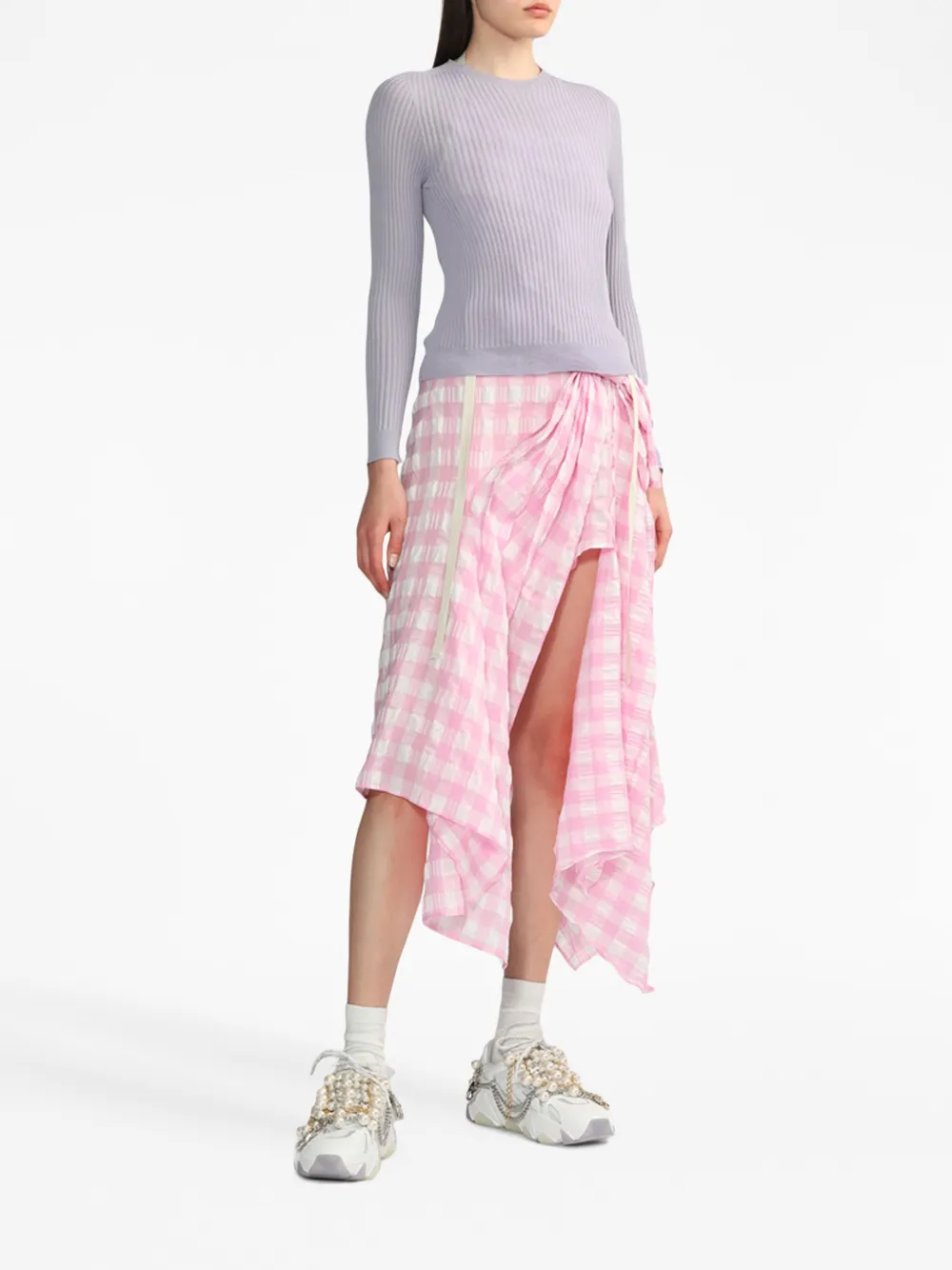 Cecilie Bahnsen Top met open rug - Paars