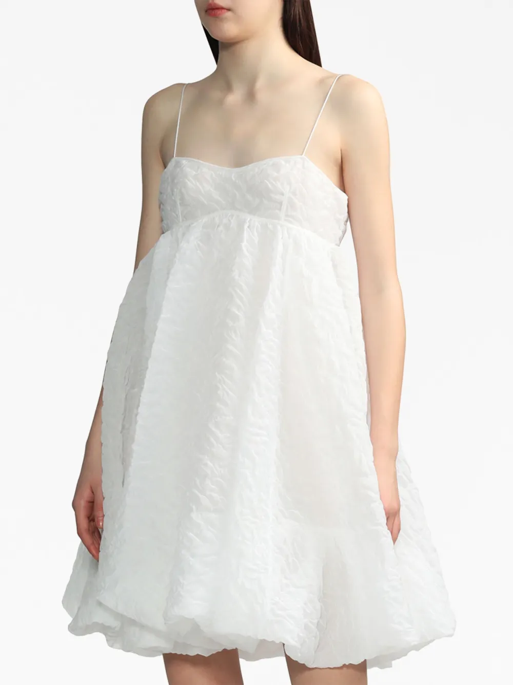 Cecilie Bahnsen Sunni matelassé minidress - Wit