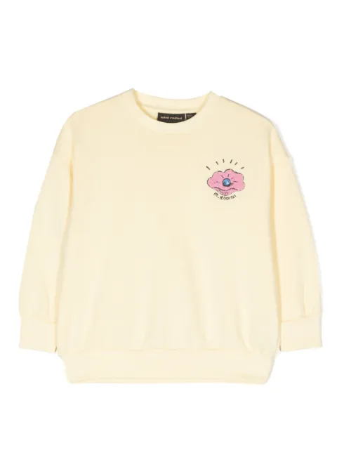 Mini Rodini Seashell-embroidered sweatshirt