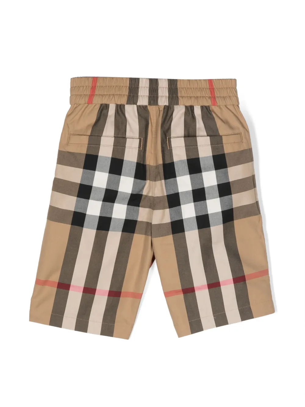 Burberry Kids Vintage-Check pattern cotton shorts - Bruin