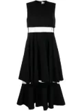 Noir Kei Ninomiya sleeveless wool mid dress - Black