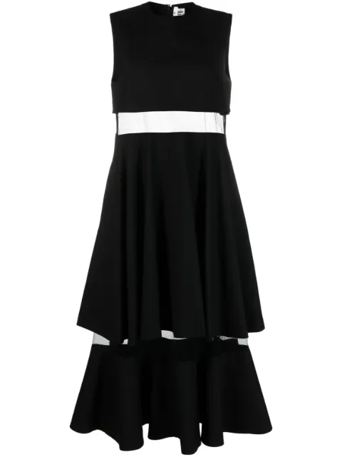 Noir Kei Ninomiya sleeveless wool mid dress