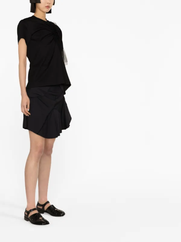 Noir Kei Ninomiya x Comme Des Garçons Tulle T-shirt - Farfetch