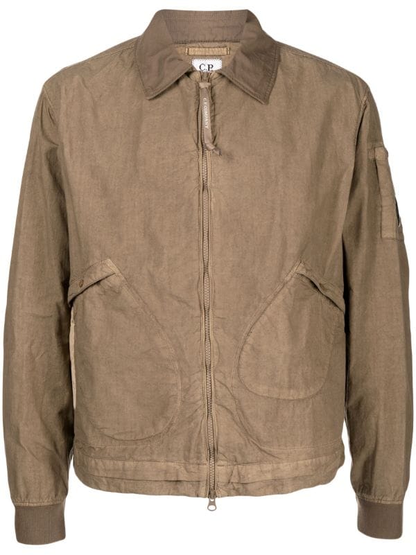 C.P. Company classic-collar Bomber Jacket - Farfetch