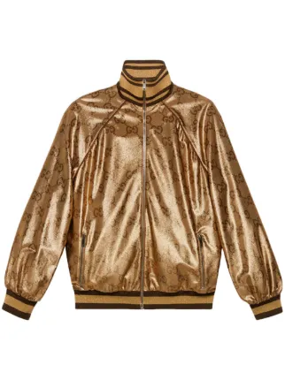 Gucci gold jacket on sale