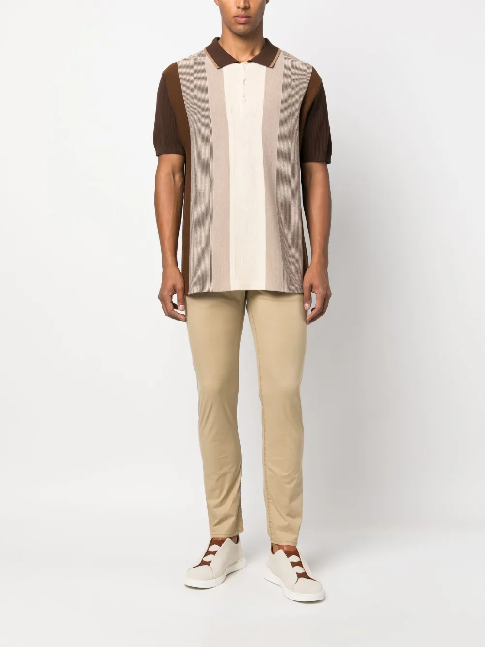 Incotex Straight broek - Beige