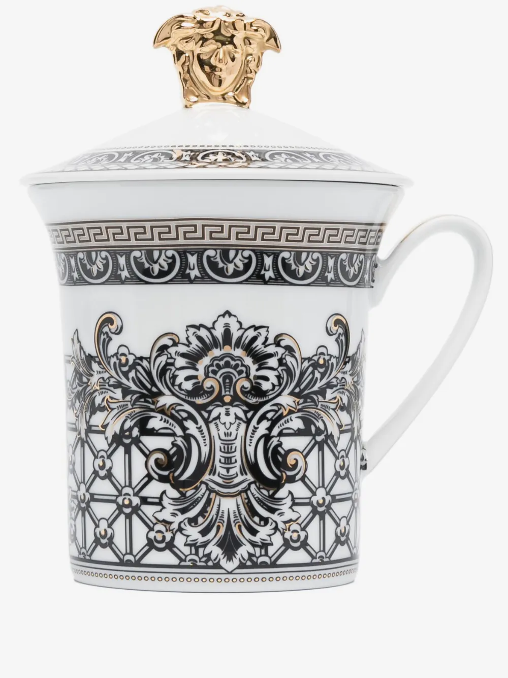 Versace x Rosenthal Marqueterie porcelain mug | White | Image 1