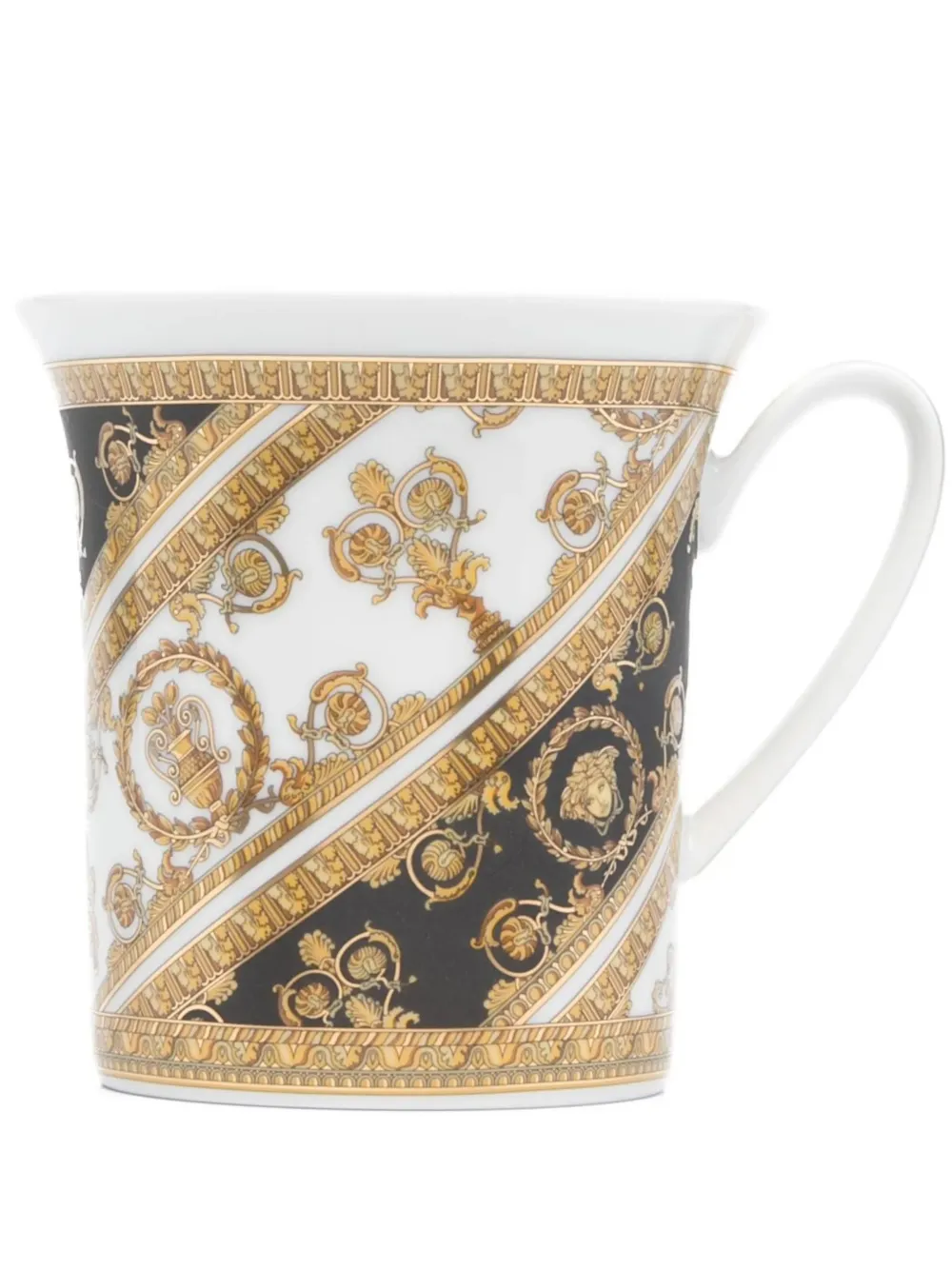 Versace x Rosenthal I Love Baroque porcelain mug | Black | Image 1