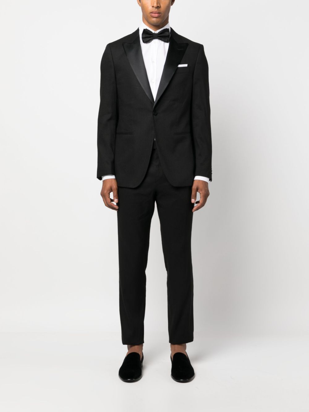 BOSS single-breasted tailored suit - Zwart