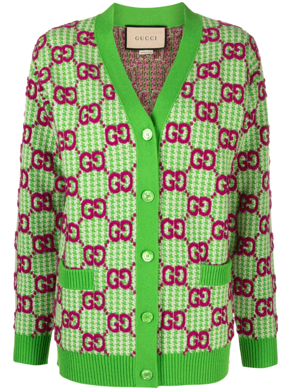 Gucci Wollen vest Groen