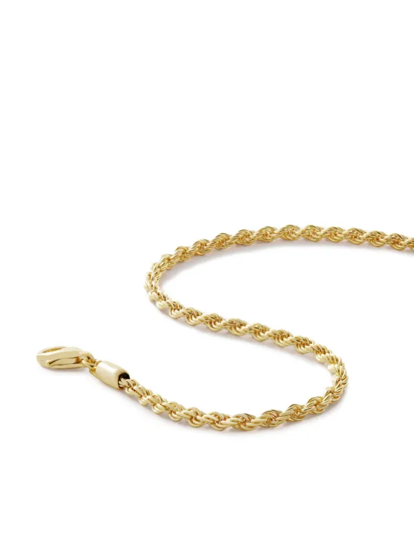 Monica Vinader rope-chain Bracelet Gold FARFETCH JO
