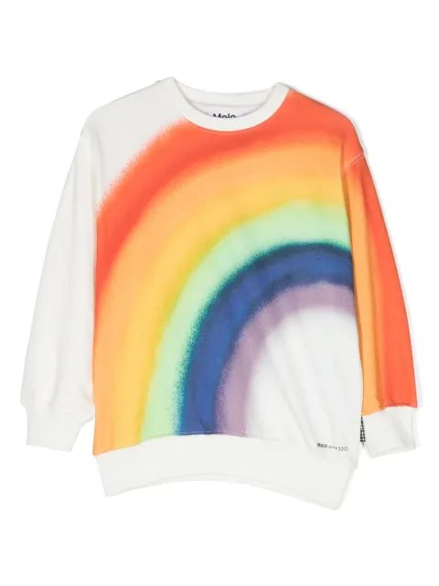 Molo logo-print organic cotton sweatshirt
