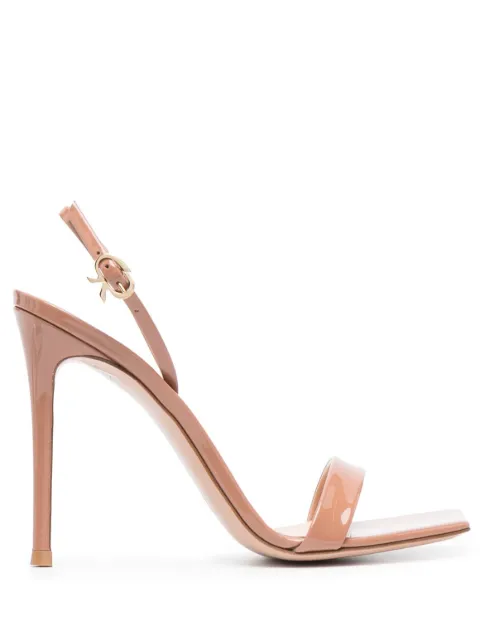 Gianvito Rossi Ribbon 105mm leather sandals