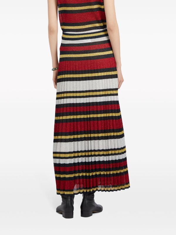 Gucci striped outlet skirt