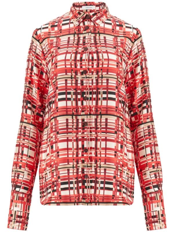 Ferragamo graphic-print Silk Shirt - Farfetch