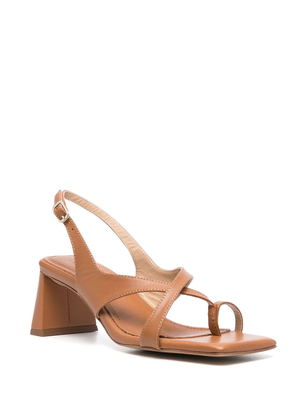 Souliers Martinez Arcos 65mm leather sandals - Bruin