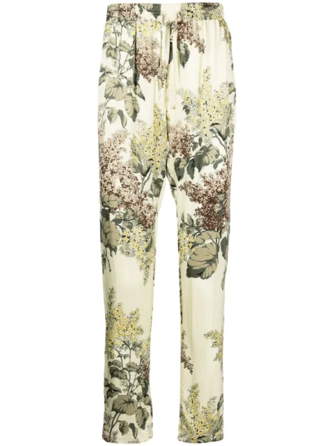 MOUTY pants con estampado floral