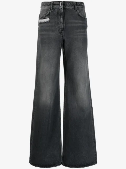 Givenchy mid-rise flared jeans