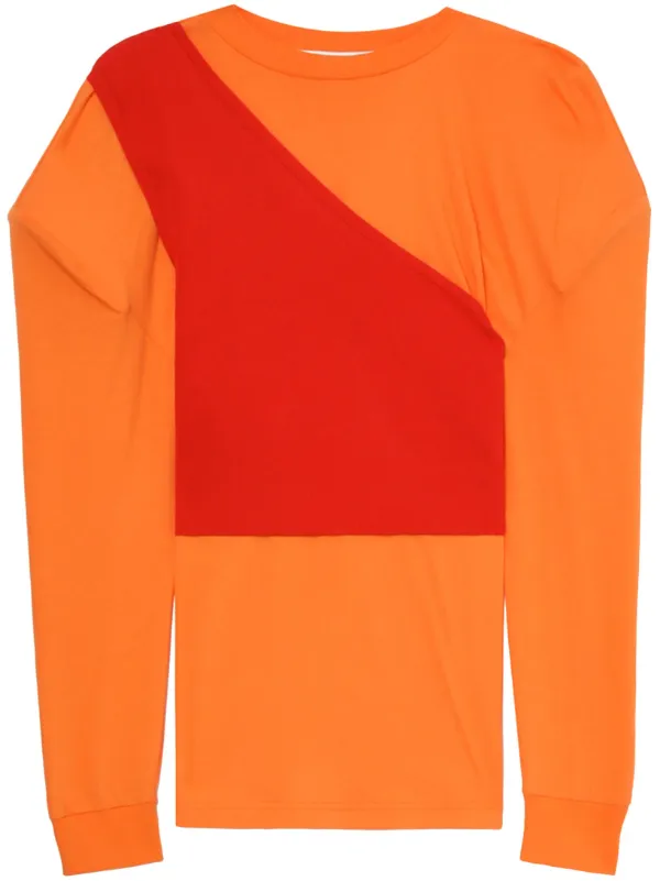 Enföld Asymmetric Blouse | Orange | FARFETCH