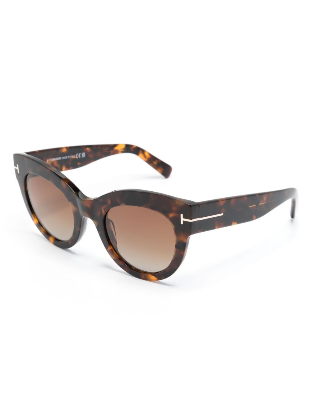 TOM FORD Eyewear Lucilla butterfly-frame sunglasses - Bruin