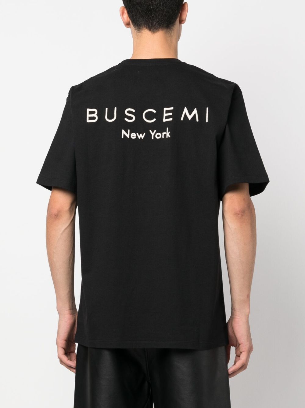 Buscemi logo print Cotton T shirt Farfetch