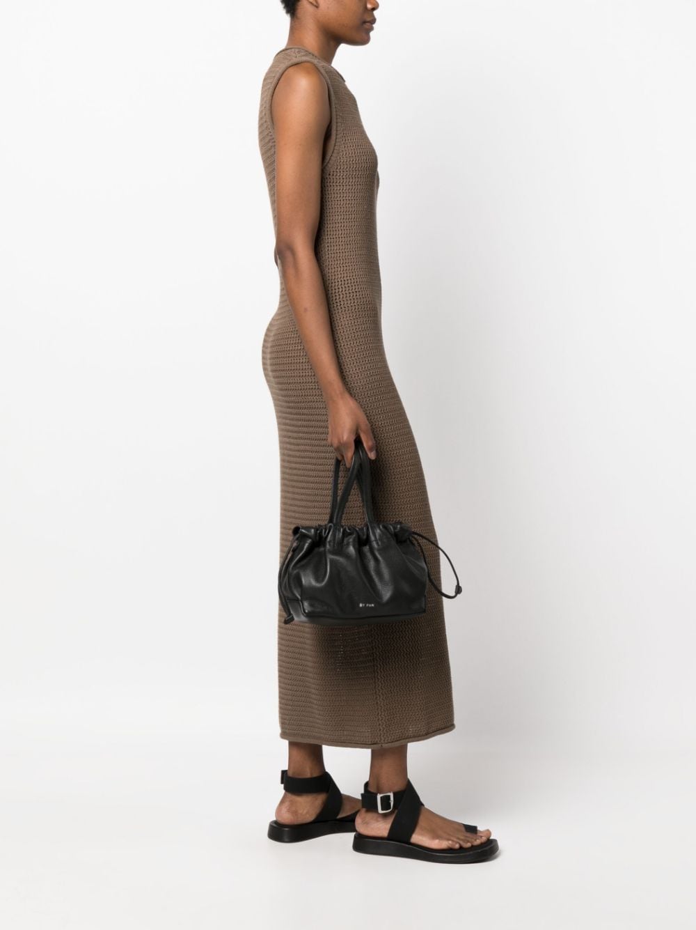 Image 2 of BY FAR Malmo leather bucket bag