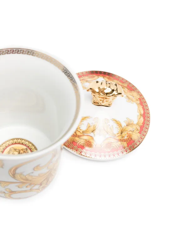Versace x Rosenthal Asian Dream Porcelain Mug | White | FARFETCH