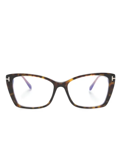 TOM FORD Eyewear tortoise-shell butterfly glasses