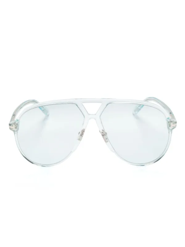 TOM FORD Eyewear Oversized pilot frame Sunglasses Farfetch