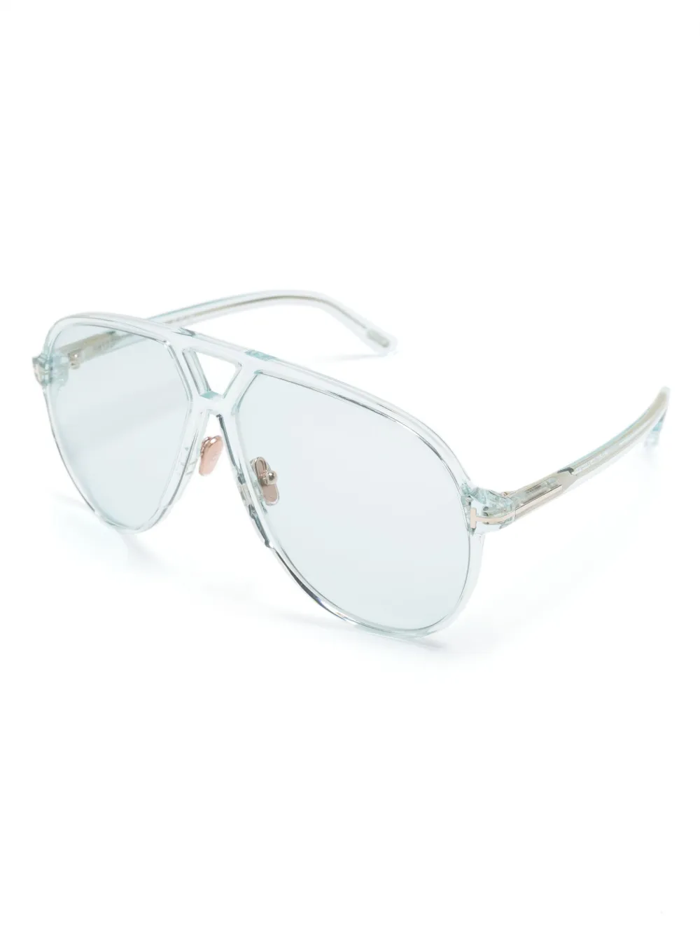 TOM FORD Eyewear oversized pilot-frame sunglasses - Blauw