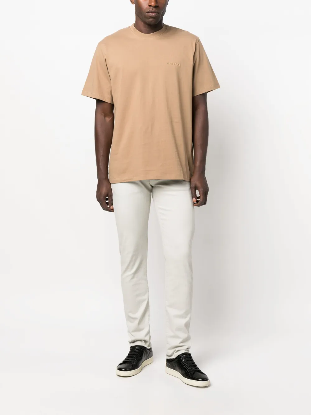 Buscemi T-shirt met logoprint - Beige