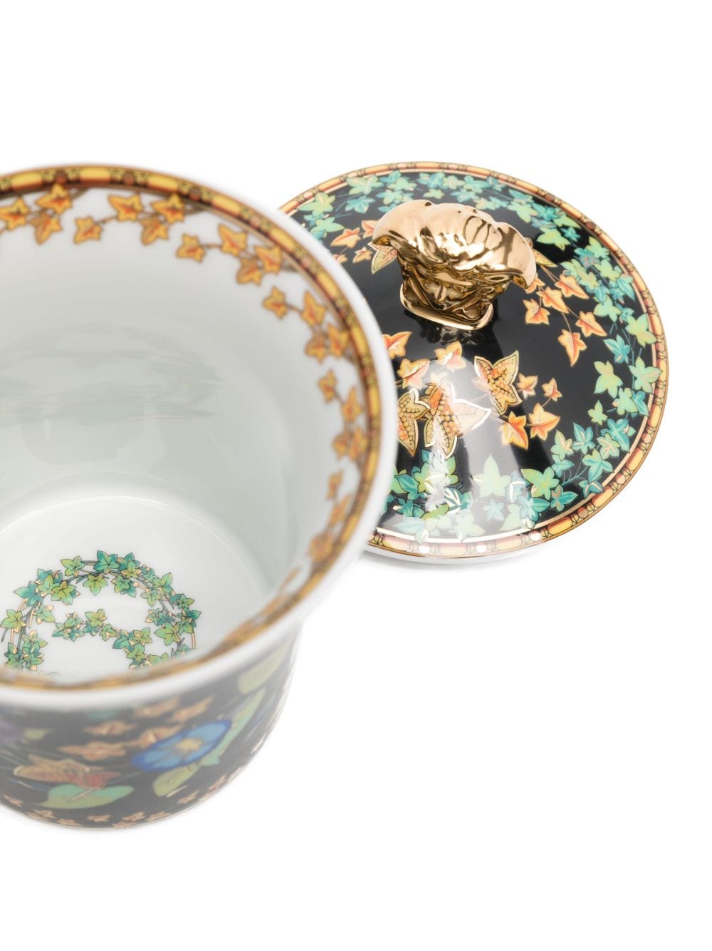 Shop Versace X Rosenthal Gold Ivy Porcelain Mug